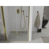 Mexen Lima skladacie sprchové dvere 90 cm, transparentné, zlaté - 856-090-000-50-00
