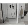 Mexen Lima skladacie sprchové dvere 70 cm, transparentnéné, čierna - 856-070-000-70-00