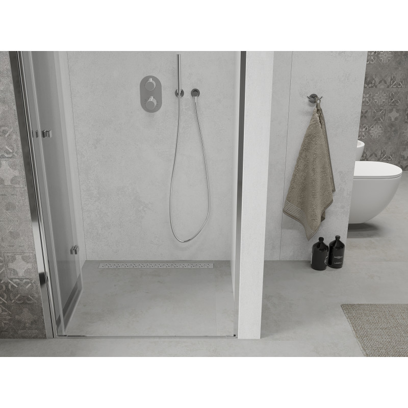 Mexen Lima skladacie sprchové dvere 70 cm, transparentné, chróm - 856-070-000-01-00