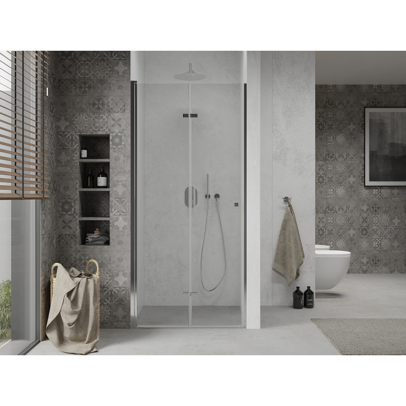 Mexen Lima skladacie sprchové dvere 70 cm, transparentné, chróm - 856-070-000-01-00