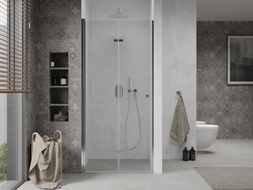 Mexen Lima skladacie sprchové dvere 90 cm, transparentné, chróm - 856-090-000-01-00