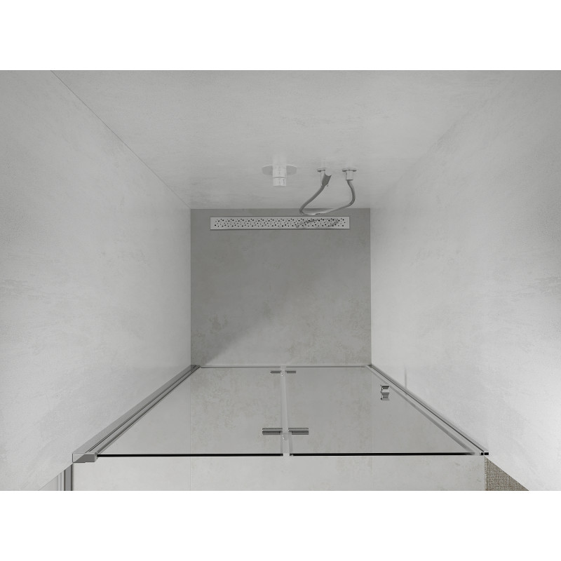 Mexen Lima skladacie sprchové dvere 90 cm, transparentné, chróm - 856-090-000-01-00
