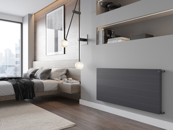 Mexen Line CL11 panelový radiátor 400 x 1000 mm, bočné pripojenie, 555 W, antracit - W411L-040-100-66