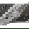 Mexen Lima skladacie sprchové dvere 80 cm, grafit, chróm - 856-080-000-01-40