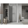 Mexen Lima skladacie sprchové dvere 90 cm, grafit, chróm - 856-090-000-01-40