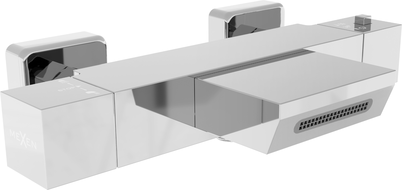 Mexen Cube termostatická vaňová batéria, chróm - 77360-00