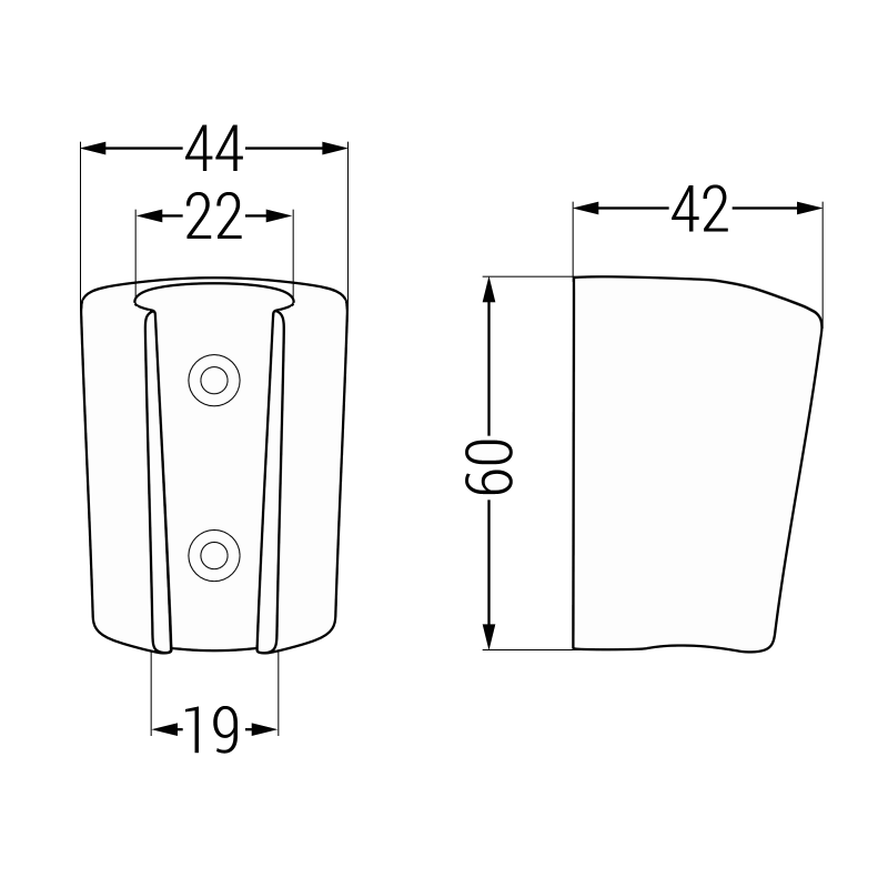 Mexen sprchový držiak, chróm - 79352-00