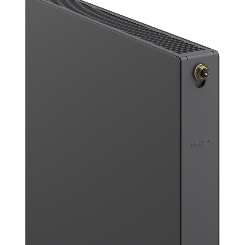 Mexen CCF21 Panelový radiátor Flat 400 x 500 mm, spodné stredové pripojenie, 397 W, antracit - W6C21F-040-050-66