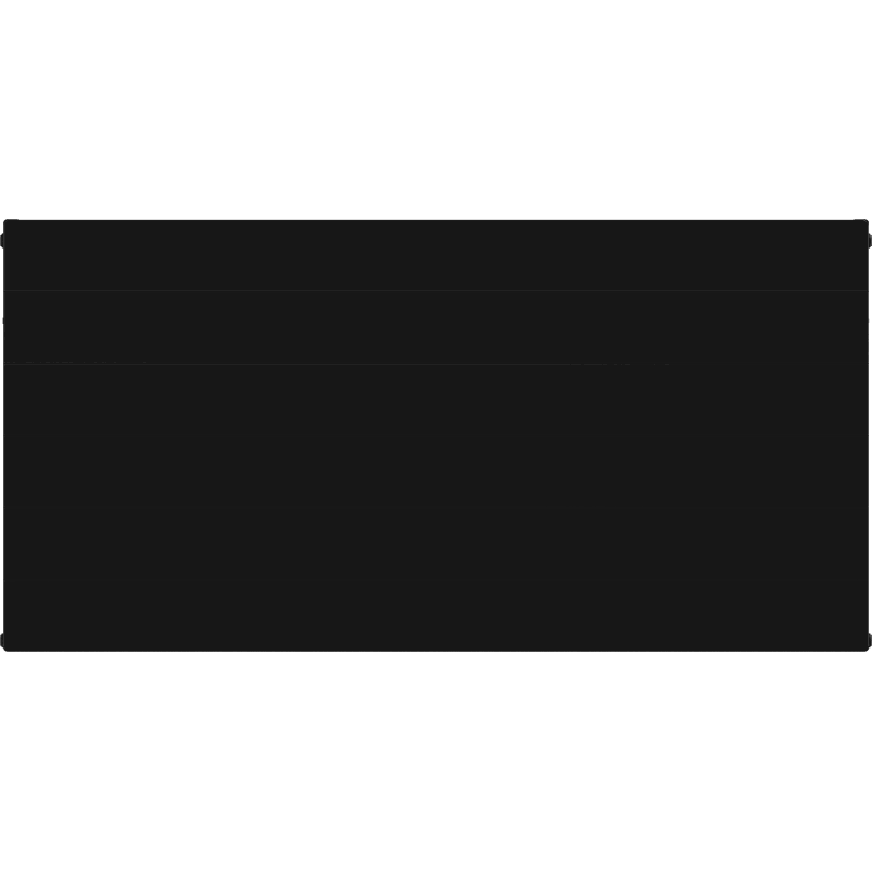 Mexen Line CL21 doskový radiátor 400 x 1600 mm, bočné pripojenie, 1270 W, čierny - W421L-040-160-70