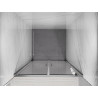 Mexen Exo-B Duo dvojité sprchové dvere výklopné 70 cm, transparentné, chróm - 814-070-000-01-00