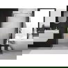 Mexen Exo dvojité sprchové dvere výklopné 90 cm, transparentné, chróm - 814-090-000-01-00