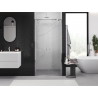 Mexen Exo-BR Duo dvojité sprchové dvere otváracie 80 cm, priehľadné, chróm - 8182-080-000-01-00