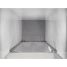 Mexen Exo-BR Duo dvojité sprchové dvere kyvné 90 cm, priehľadné, chróm - 8182-090-000-01-00