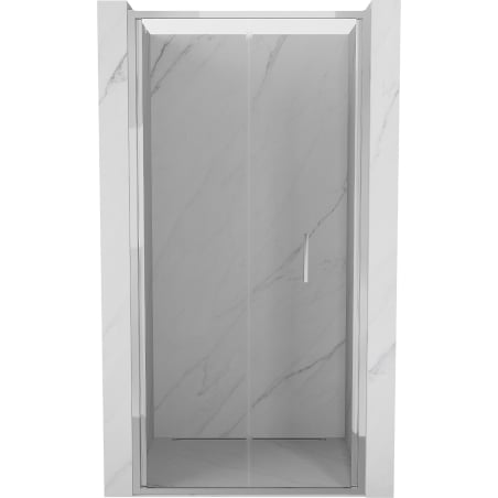 Mexen Exo skladacie sprchové dvere 85 cm, transparentné, chróm - 816-085-000-01-00