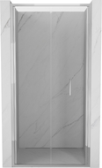 Mexen Exo-F skladacie sprchové dvere 90 cm, transparentné, chróm - 816-090-000-01-00
