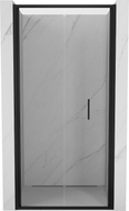 Mexen Exo-F skladacie sprchové dvere 65 cm, priehľadné, čierne - 816-065-000-70-00