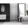 Mexen Exo sprchové dvere jednokrídlové 90 cm, priehľadné, chróm - 817-090-000-01-00