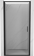 Mexen Exo-B sprchové dvere otočné 80 cm, transparentné, čierne - 817-080-000-70-00