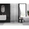 Mexen Exo-R sprchové dvere otvárateľné 125 cm, transparentné, chróm - 819-125-000-01-00