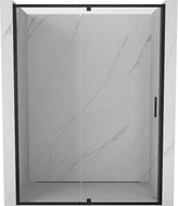 Mexen Exo-R swingové sprchové dvere 140 cm, transparentné, čierne - 819-140-000-70-00