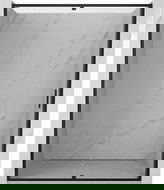 Mexen Exo sprchové dvere otváracie 140 cm, transparentné, čierne - 819-140-000-70-00