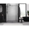 Mexen Exo sprchové dvere otváravé 150 cm, transparentné, čierne - 819-150-000-70-00
