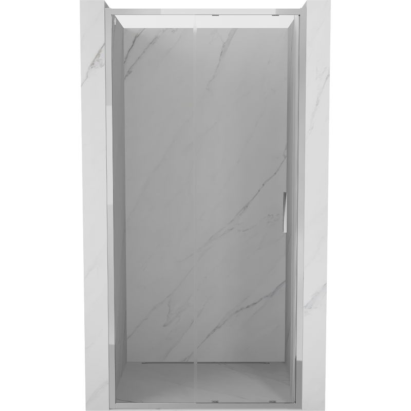 Mexen Exo posuvné sprchové dvere 100 cm, priehľadné, chróm - 8151-100-000-01-00
