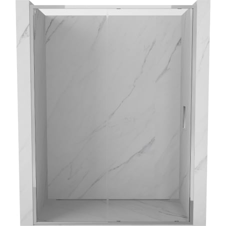 Mexen Exo-S posuvné sprchové dvere 160 cm, transparentné, chróm - 8151-160-000-01-00