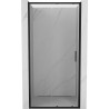 Mexen Exo-S posuvné sprchové dvere 105 cm, transparentné, čierne - 8151-105-000-70-00