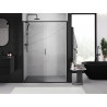 Mexen Exo-S posuvné sprchové dvere 150 cm, priehľadné, čierne - 8151-150-000-70-00