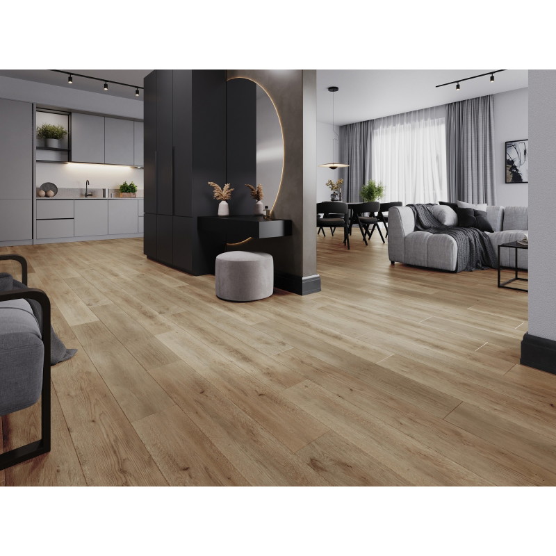 Mexen Spirit Lake Vinylové panely 1227 x 187 mm LVT Dryback 2,5 mm, podložka PVC, 4 V-drážka, Dub