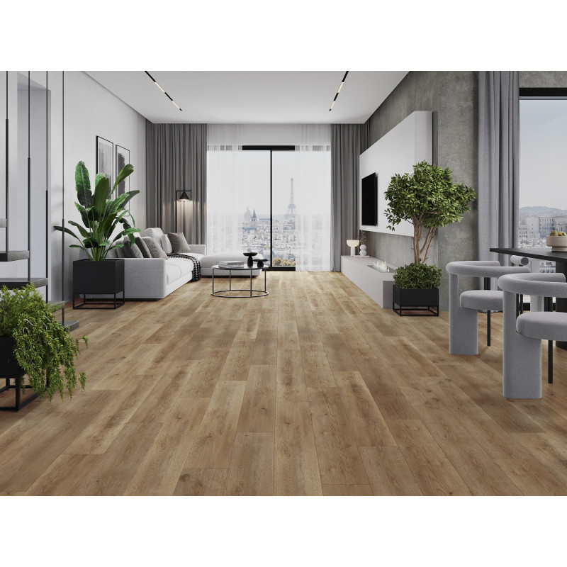 Mexen Spirit Lake Vinylové panely 1227 x 187 mm LVT Dryback 2,5 mm, podložka PVC, 4 V-drážka, Dub