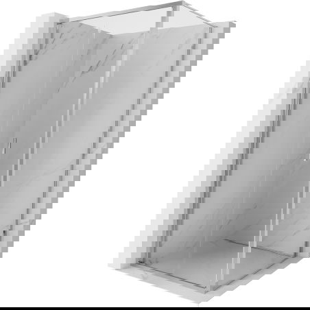 Mexen Exo skladací sprchovací kút 70 x 70 cm, transparentný, chróm - 816-070-070-01-00