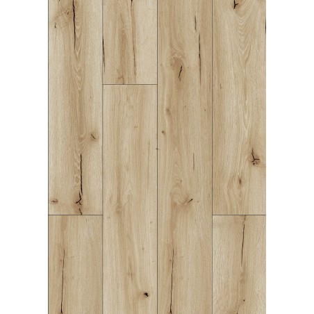 Mexen Sun Valley vinylové panely 1227 x 187 mm LVT Dryback 2,5 mm, podložka PVC, 4 V-drážka, Dub - F1306-1227-187-255-4V1-01