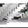 Mexen Exo skladací sprchový kút 95 x 95 cm, transparentný, chróm - 816-095-095-01-00