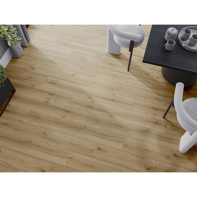 Mexen Buffalo vinylové panely 1227 x 187 mm LVT Dryback 2,5 mm, podklad PVC, 4 V-Fuga, Dub - F1307-1227-187-255-4V1-01