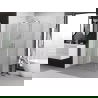 Mexen Exo skladací sprchový kút 80 x 85 cm, transparentný, chrom - 816-080-085-01-00