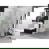 Mexen Exo skladací sprchový kút 85 x 95 cm, transparentný, chróm - 816-085-095-01-00