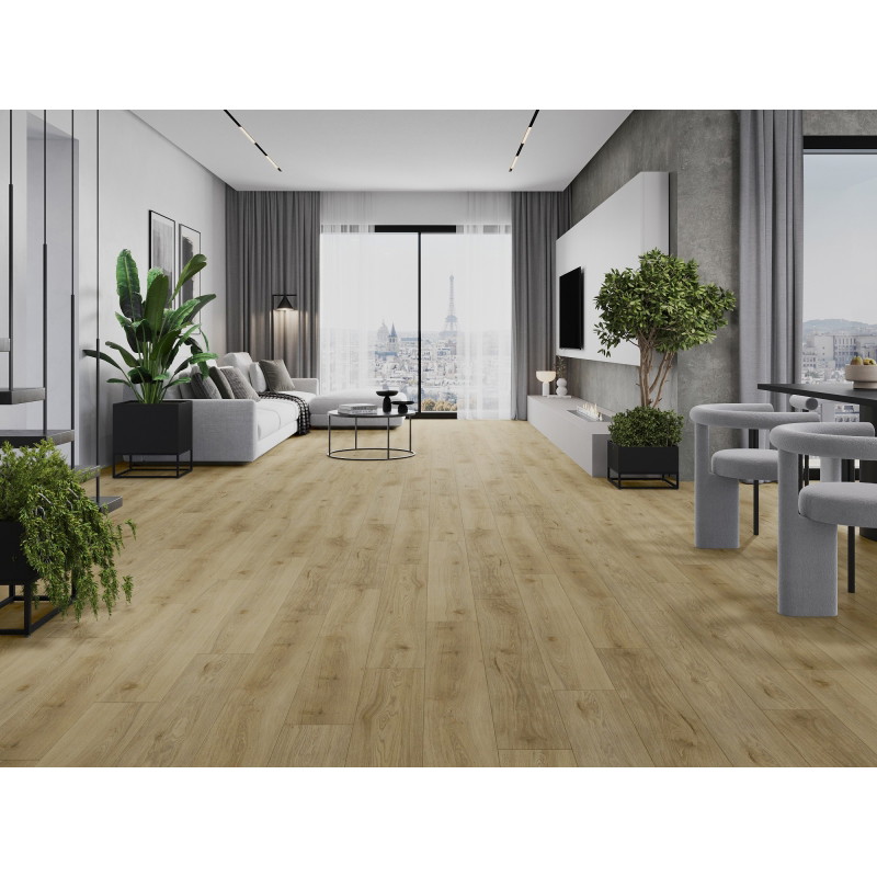 Mexen Charter Oak vinylové panely 1227 x 187 mm LVT Dryback 2,5 mm, podložka PVC, 4 V-Fuga, Dub - F1322-1227-187-255-4V1-01