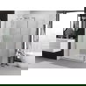 Mexen Exo sprchový kút s pántovými dverami 70 x 85 cm, transparentný, chróm - 814-070-085-01-00