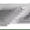 Mexen Exo sprchový kút s pántovými dverami 70 x 85 cm, transparentný, chróm - 814-070-085-01-00