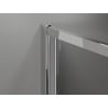 Mexen Exo skladacie sprchové dvere 85 cm, transparentné, chróm - 816-085-000-01-00