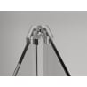 Mexen Exo skladacie sprchové dvere 85 cm, transparentné, chróm - 816-085-000-01-00