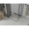 Mexen Lima sprchovací kút skladací 70 x 70 cm, priehľadný, čierny - 856-070-070-70-00