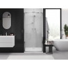 Mexen Exo-F skladacie sprchové dvere 65 cm, transparentné, chróm - 816-065-000-01-00