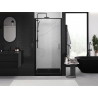Mexen Exo-B sprchové dvere otočné 60 cm, transparentné, čierne - 817-060-000-70-00