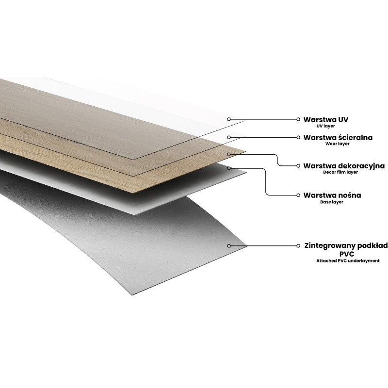 Mexen Grey Dark vinylové panely 610 x 305 mm LVT Dryback 2,5 mm, PVC podložka, 4-stranná V-drážka, bridlica