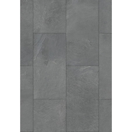Mexen Grey Dark vinylové panely 610 x 305 mm LVT Dryback 2,5 mm, PVC podložka, 4-stranná V-drážka, bridlica