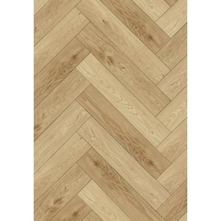 Mexen Anniston vinylové panely chevron 570 x 95 mm LVT Dryback 2,5 mm, podklad PVC, 4 V-Drážka, Dub - F1471-0570-095-255-4V1-01
