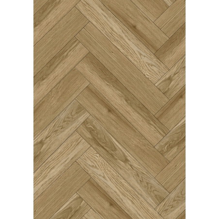 Mexen Manhattan vinylové panely rybia kosť 570 x 95 mm LVT Dryback 2,5 mm, podklad PVC, 4 V-Drážka, Dub